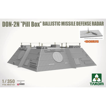 Takom 6010 Russian Don-2N 'Pill Box' Missile Defence Radar 1:350 Model Kit