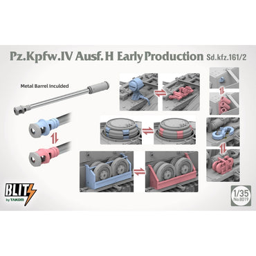 Takom 08019 Pz. Kpfw. IV Ausf. H Early Production Sd.kfz.161/2 1:35 Model Kit