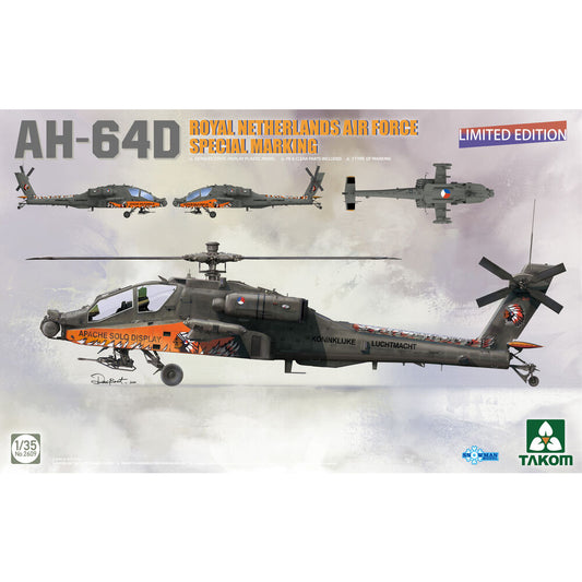Takom AH-64D Royal Netherland Air Force Special Marking 1:35 Model Kit