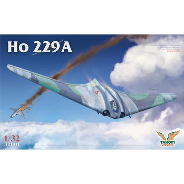 Takom Wings 32001W Horten Ho 229 Big Box 1:32 Model Kits w/1:16 Figure