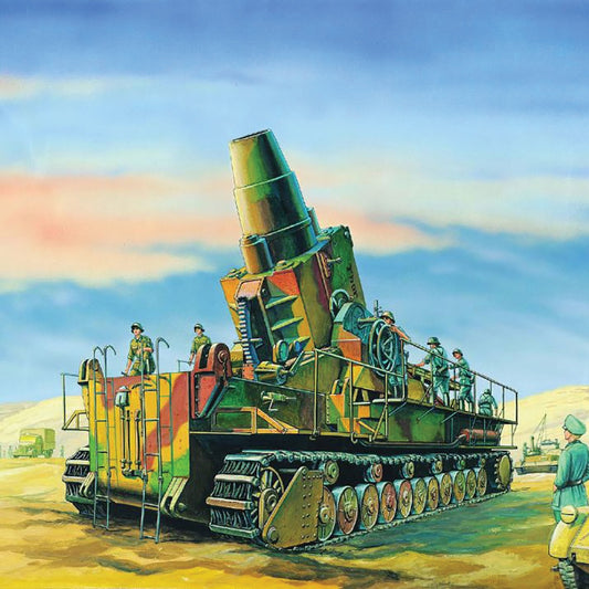 Trumpeter 101 Mörser Karl-Gerät 040/041 1:144 Model Kit