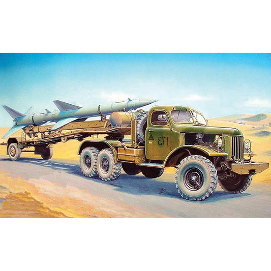 Trumpeter 204 SA-2 Guideline on Truck & Trailer 1:35 Model Kit