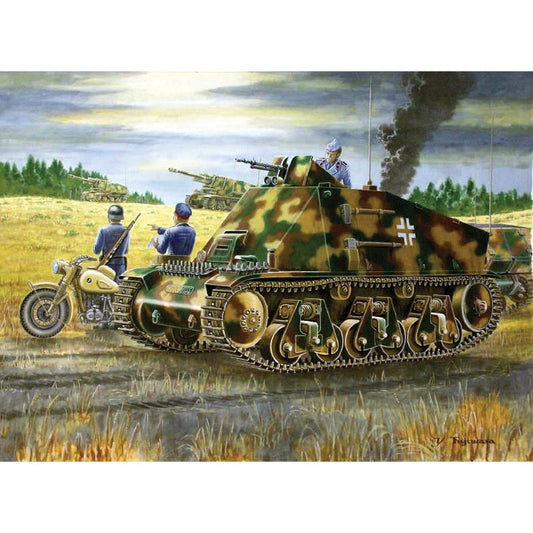 Trumpeter 355 Hotchkiss 38H(f) German Observation Tank 1:35 Model Kit