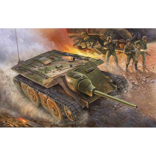Trumpeter 385 E-10 German Tank (early & late tracks) 1:35 Model Kit