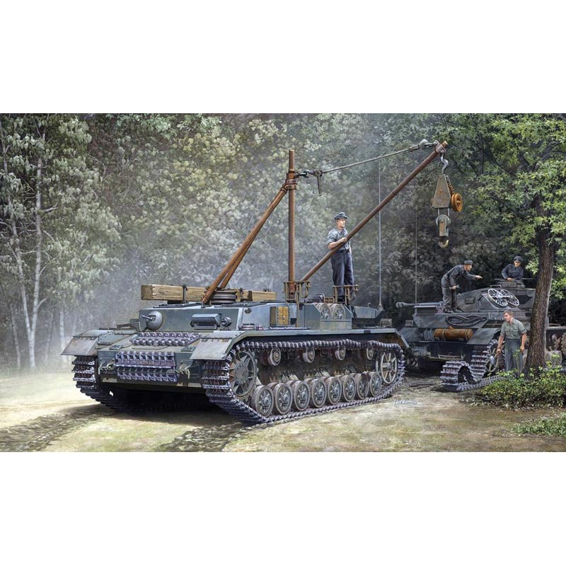 Trumpeter 389 Bergepanzer IV Recovery Vehicle 1:35 Model Kit