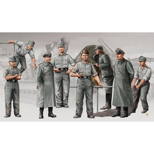 Trumpeter 409 Mörser Karl Artillery Crew (8 figs) 1:35 Model Kit