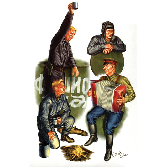 Trumpeter 413 WWII Soviet Red Army Tank Soldiers 1:35 Model Kit