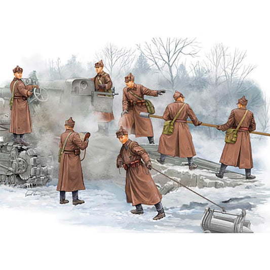 Trumpeter 427 B-4 Soviet Artillery Crew 1:35 Model Kit
