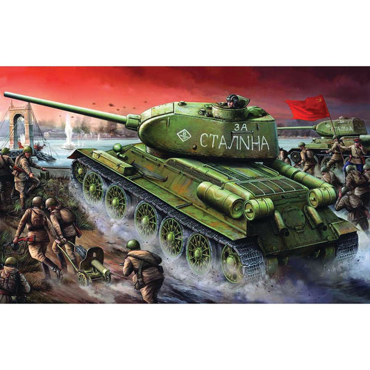 Trumpeter 904 T-34/85 Model 1944 'Factory No 174' 1:16 Model Kit