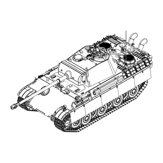 Trumpeter 929 German Panther G Late 1:16 Model Kit