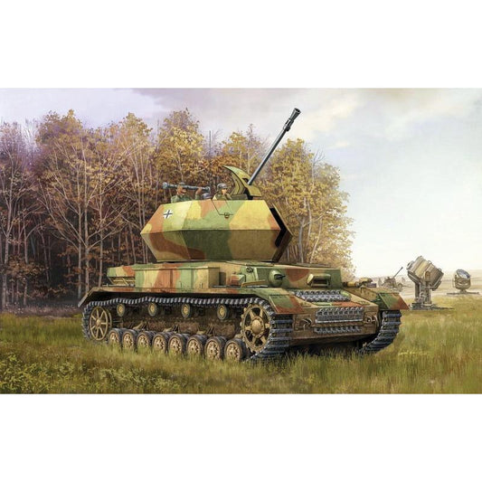 Trumpeter 1520 FlaK43 3.7cm Flakpanzer IV 'Ostwind' 1:35 Model Kit