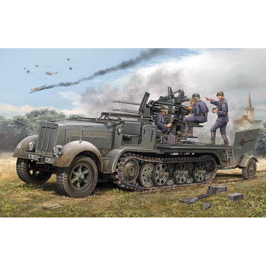 Trumpeter 1523 SdKfz 7/1 SP 2cm FlaK38 (Early) 1:35 Model Kit