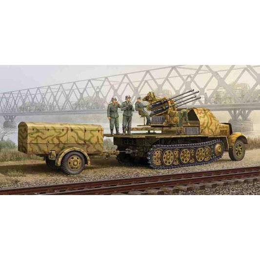 Trumpeter 1524 SdKfz 7/1 (Late) 2cm FlaK38 auf Selbstfahrlafette 1:35 Model Kit