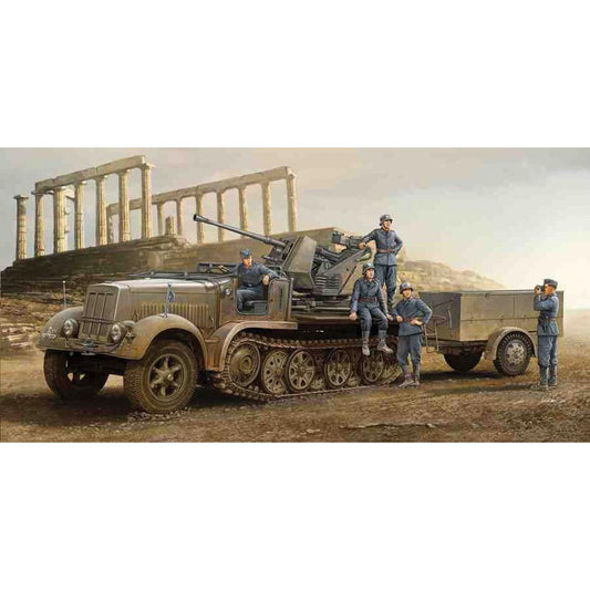 Trumpeter 1525 SdKfz 7/2 (Early) 3.7cm FlaK37 auf Selbstfahrlafette 1:35 Model Kit