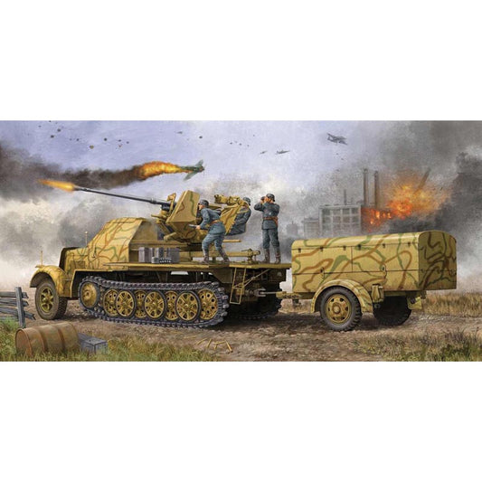 Trumpeter 1526 SdKfz 7/2 3.7cm FlaK37 (Late) 1:35 Model Kit