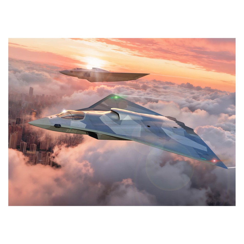 Trumpeter 01689 PLAAF Chengdu J-36 6th Gen Fighter 1:72 Model Kit