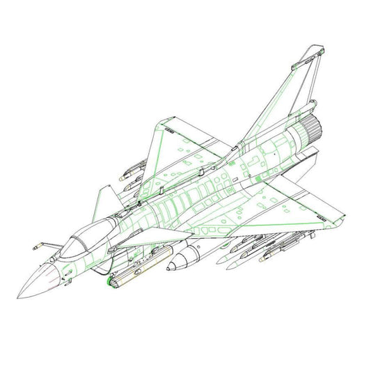 Trumpeter 01698 Chinese J-10C Fighter 1:72 Model Kit