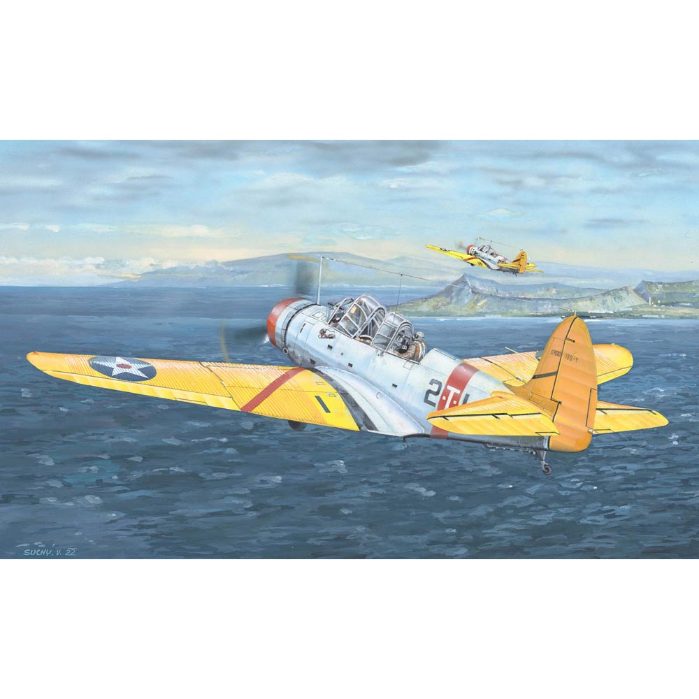 Trumpeter 2226 US TBD-1 Devastator Torpedo Bomber, c.1937-42 1:32 Model Kit