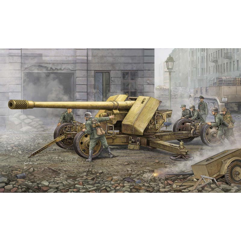 Trumpeter 2317 PaK44 German 128mm (Krupp) 1:35 Model Kit