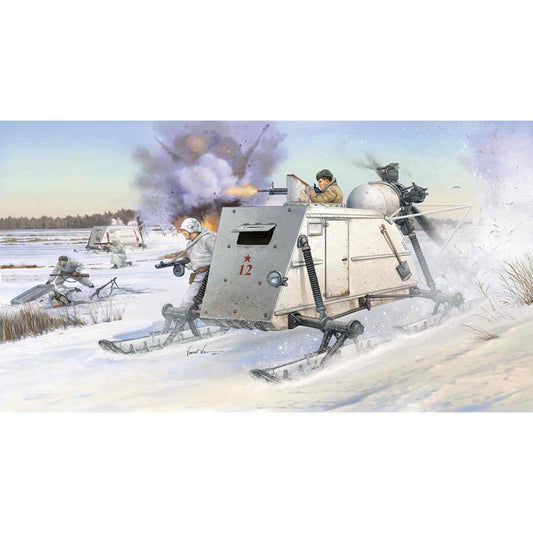 Trumpeter 2321 Aerosan NKL-26 Soviet Armoured Aerosled 1:35 Model Kit