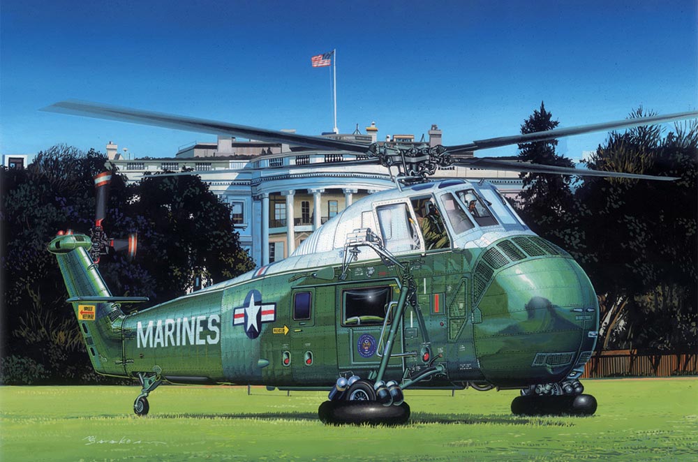 Trumpeter 2885 VH-34D 'Marine One' (ex-Gallery) 1:48 Model Kit