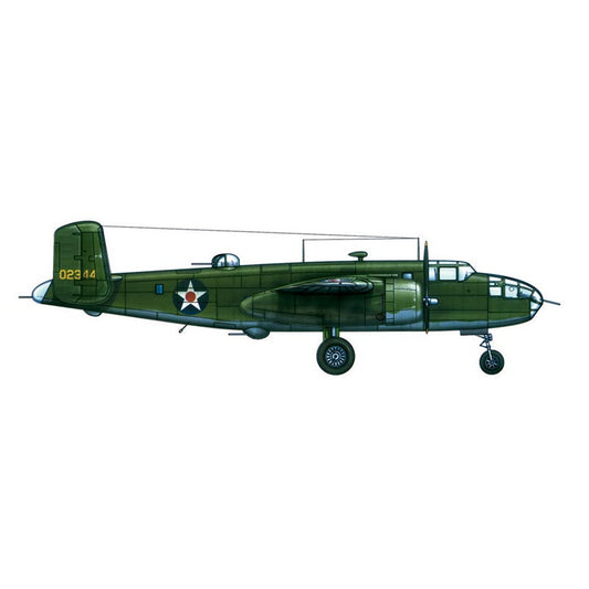 Trumpeter 3401 B-25B Mitchell (qty 12) 1:700 Model Kit