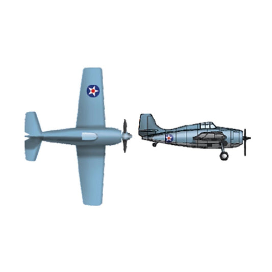 Trumpeter 3404 F4F-4 Wildcat (qty 18) 1:700 Model Kit