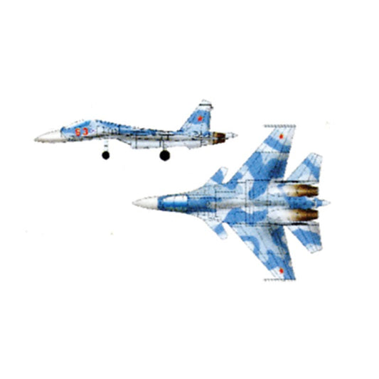 Trumpeter 3410 Sukhoi Su-33 Flanker (qty 12) 1:700 Model Kit