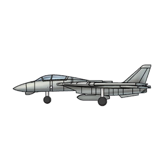 Trumpeter 3424 F-14A Tomcat (qty 12) 1:700 Model Kit