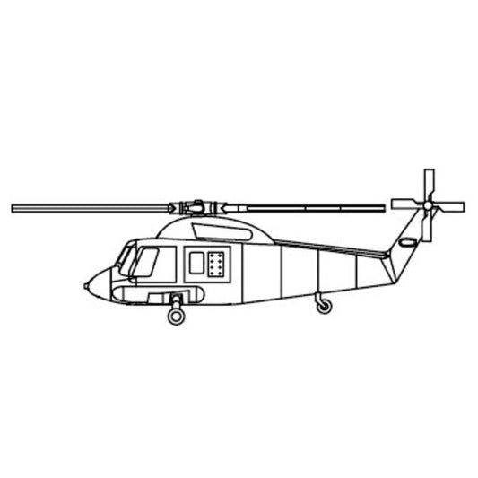 Trumpeter 03474 SH-2 Seasprite Helicopter 1:700 Model Kit