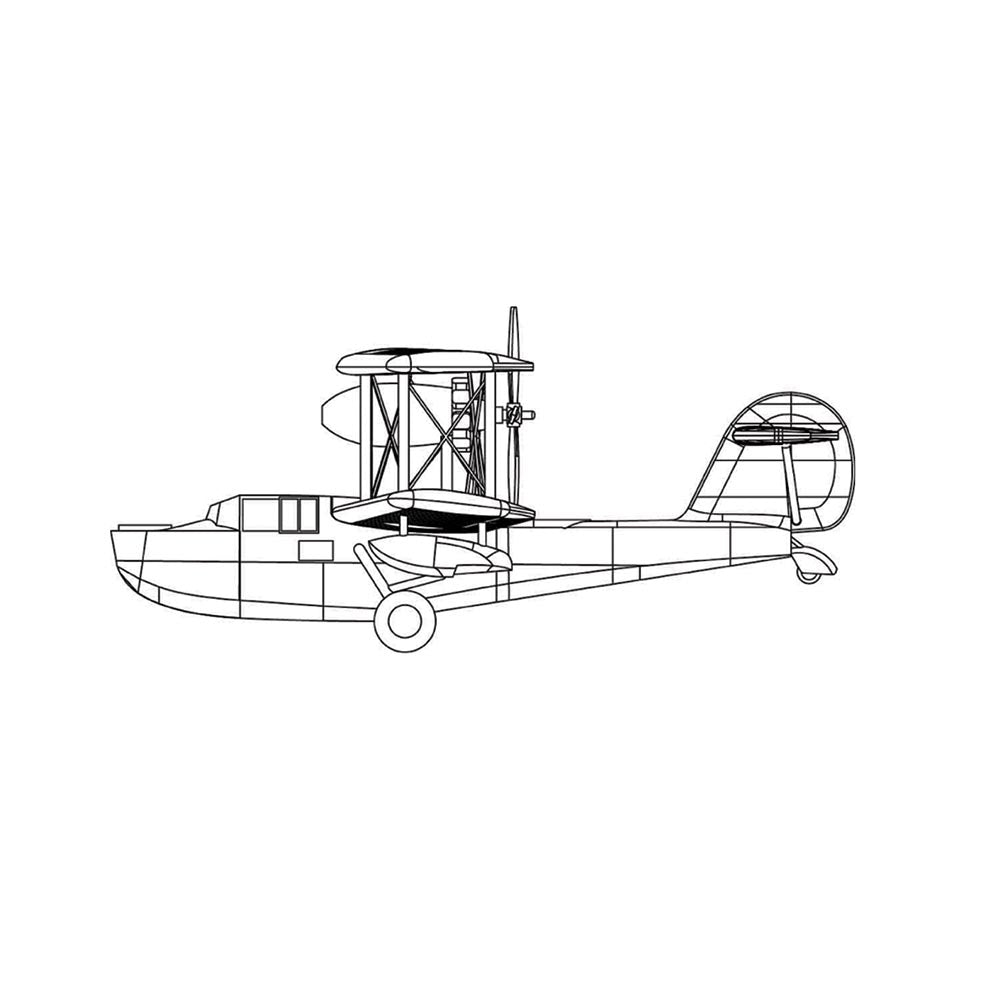 Trumpeter 4208 Walrus Float Plane (qty 5) 1:200 Model Kit