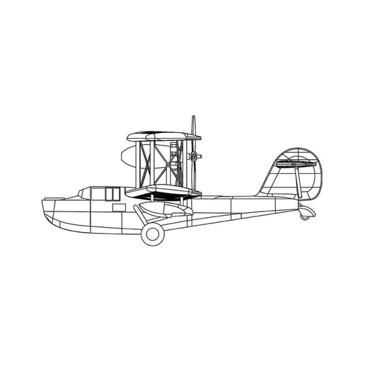 Trumpeter 4208 Walrus Float Plane (qty 5) 1:200 Model Kit