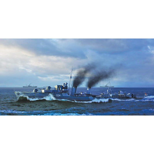 Trumpeter 5333 HMCS Huron (G24) Tribal Class Destroyer 1944 1:350 Model Kit