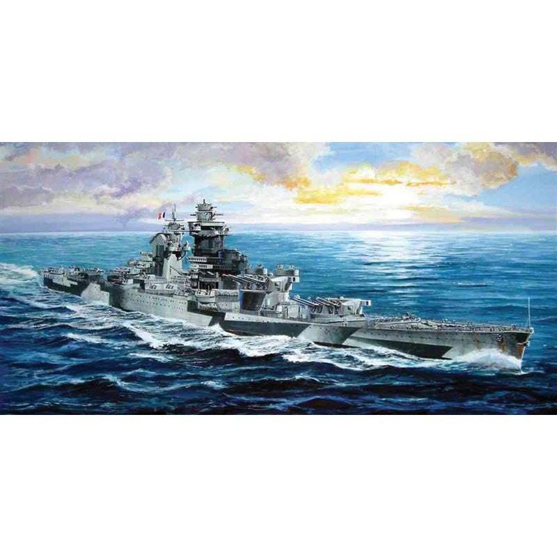 Trumpeter 5750 Richelieu French Navy 1943 1:700 Model Kit
