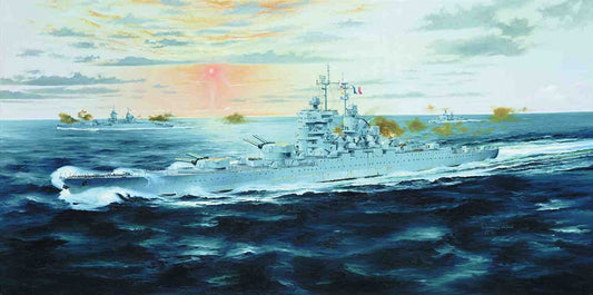 Trumpeter 5752 Jean Bart French Battleship 1950 1:700 Model Kit