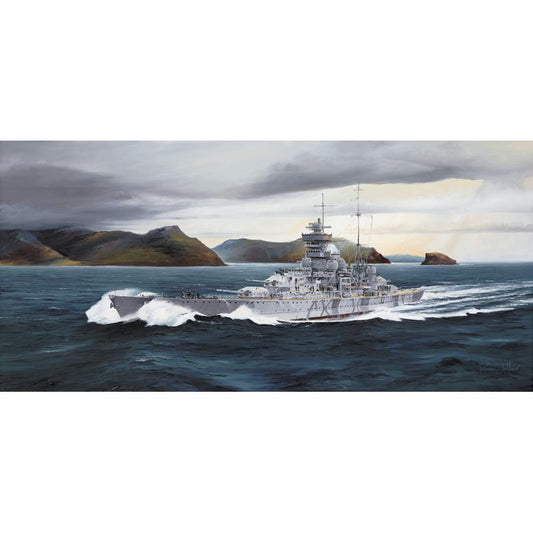 Trumpeter 5766 Prinz Eugen German Cruiser 1942 1:700 Model Kit