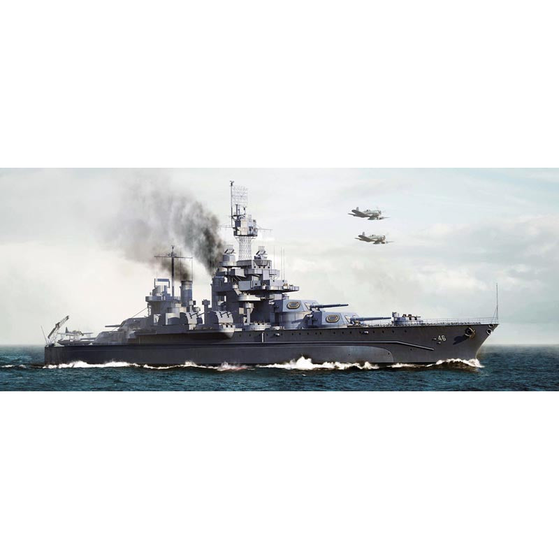 Trumpeter 5770 USS Maryland BB-46 1945 1:700 Model Kit