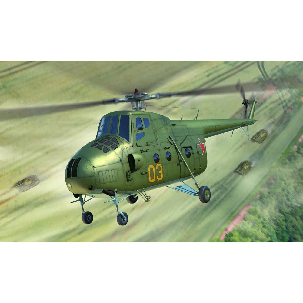 Trumpeter 5816 Soviet Helicopter Mil Mi-4 Hound, 1950s 1:48 Model Kit