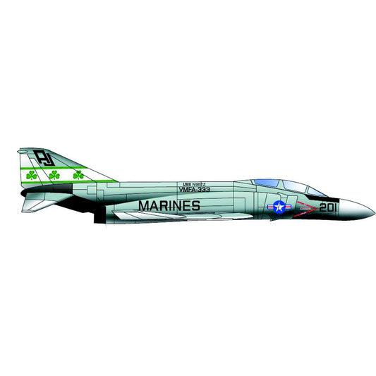 Trumpeter 6219 F-4J Phantom (qty 6) 1:350 Model Kit