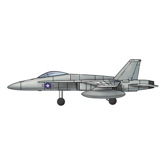 Trumpeter 6233 F/A-18C Hornet (qty 6) 1:350 Model Kit
