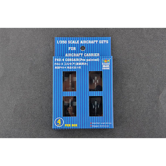 Trumpeter 6405 F4U-4 Corsair (qty 4 pre-painted) 1:350 Model Kit