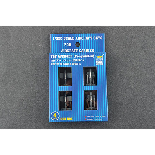 Trumpeter 6408 TBF Avenger (qty 4 pre-painted) 1:350 Model Kit