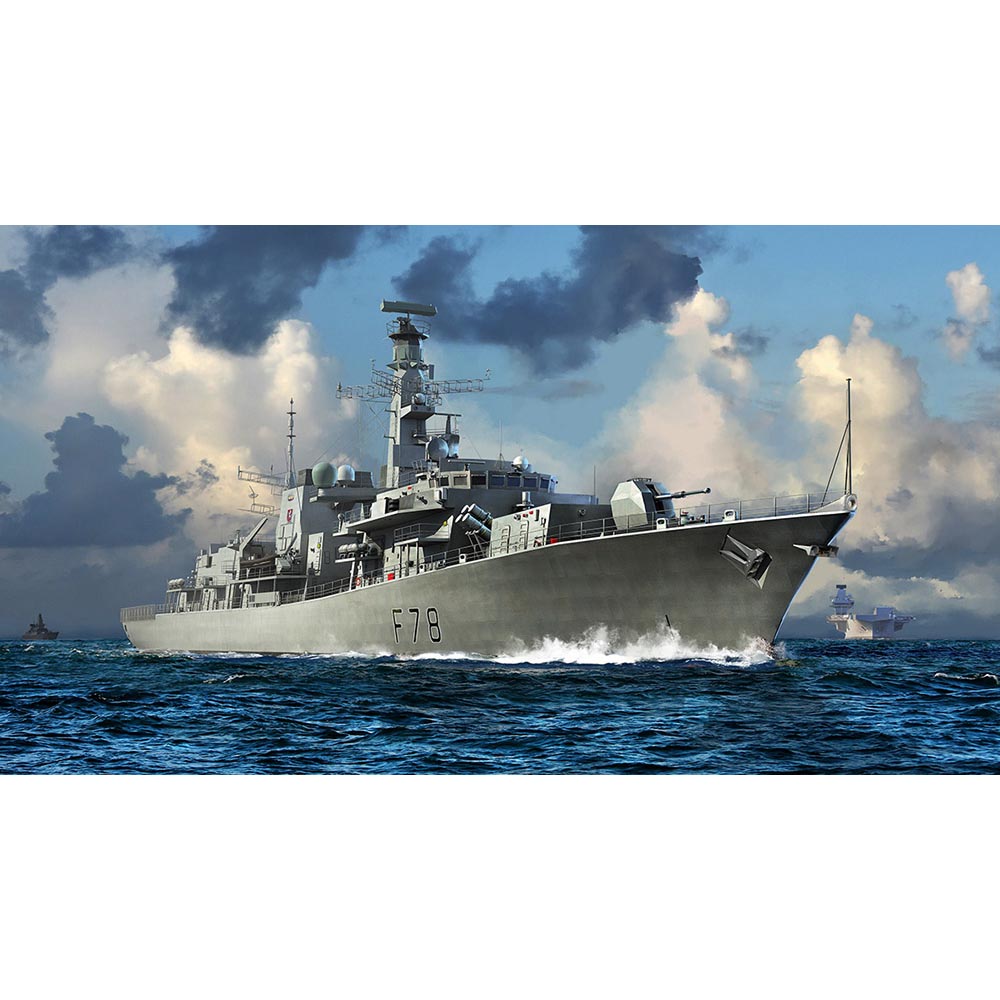 Trumpeter 6719 HMS Kent F78 Type 23 Frigate 1:700 Model Kit