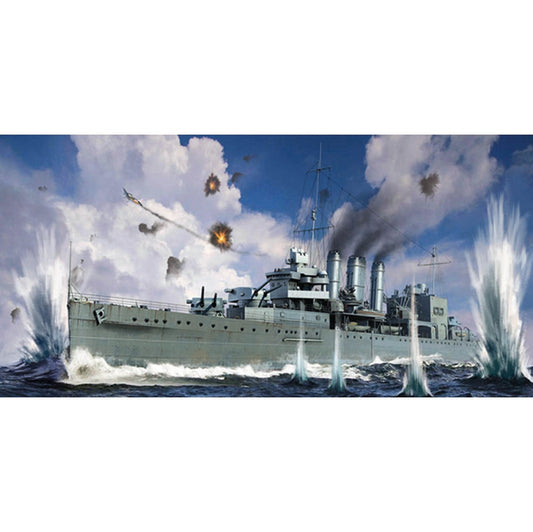 Trumpeter 6734 HMS Cornwall 1:700 Model Kit