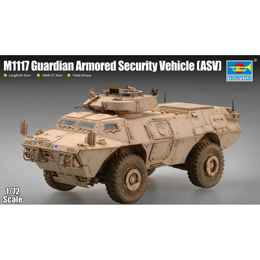Trumpeter 7131 US M1117 Guardian ASV Armoured Vehicle 1:72 Model Kit