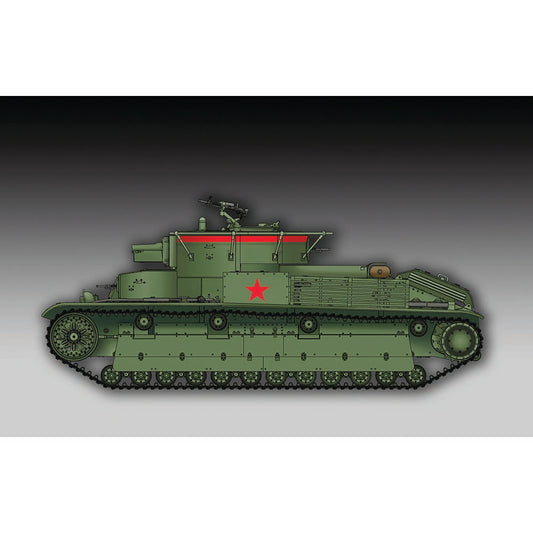 Trumpeter 7150 Soviet T-28 Medium Tank (Welded) 1:72 Model Kit