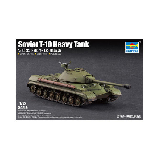 Trumpeter 7152 Soviet T-10 Heavy Tank 1:72 Model Kit