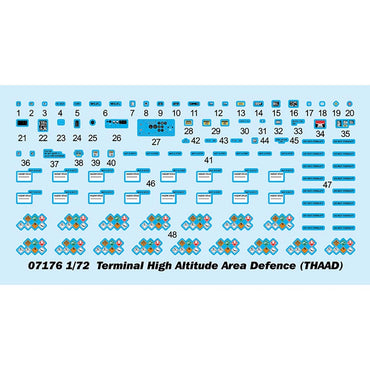 Trumpeter 07176 THAAD Terminal High Altitude Area Defence 1:72 Plastic Model Kit