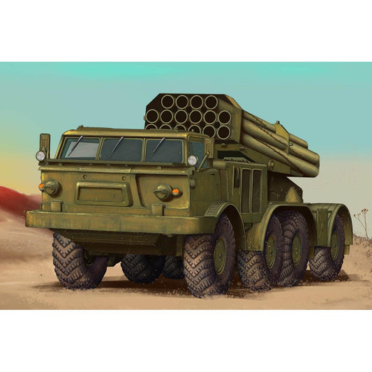 Trumpeter 7180 Soviet Multiple Launch Rocket System 9P140 TEL + 9K57, late 1970s 1:72 Model Kit