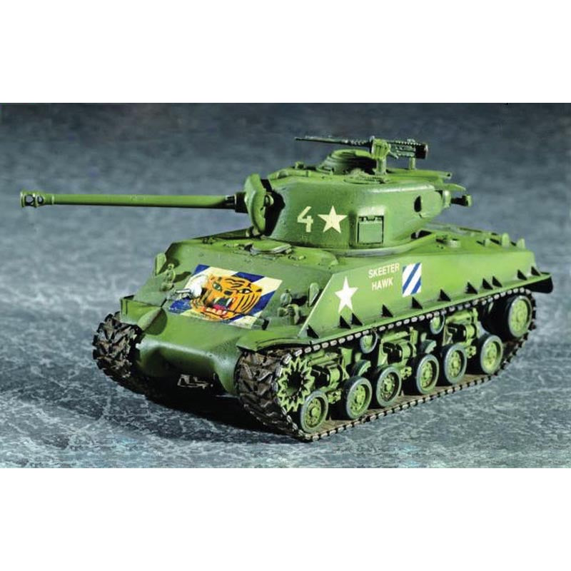 Trumpeter 7229 M4A3E8 Tank (T80 Track) 1:72 Model Kit